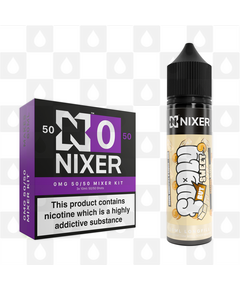 Caramel Blondie by Fugly But Sweet x Nixer E Liquid | 60ml Long Fill, Nicotine Type: Nicotine Free, Strength & Size: 00mg • 60ml • Inc VG/PG Shots (50/50)