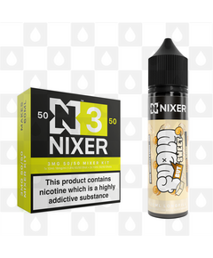 Caramel Blondie by Fugly But Sweet x Nixer E Liquid | 60ml Long Fill, Nicotine Type: Regular Nicotine, Strength & Size: 03mg • 60ml • Inc Shots (50/50)