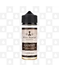 Gambit by Five Pawns E Liquid | 100ml Short Fill, Strength & Size: 0mg • 100ml (120ml Bottle)