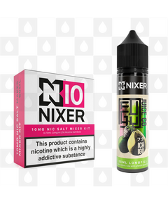 Ich Igo by Fugu x Nixer E Liquid | 60ml Long Fill, Nicotine Type: Nicotine Salt, Strength & Size: 10mg Salt • 60ml • Inc. Shots (50/50)