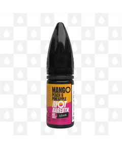 Mango, Peach & Pineapple by Riot Bar EDTN E Liquid | Nic Salt, Strength & Size: 05mg • 10ml