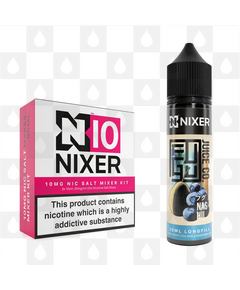 Nas Hii by Fugu x Nixer E Liquid | 60ml Long Fill, Nicotine Type: Nicotine Salt, Strength & Size: 10mg Salt • 60ml • Inc. Shots (50/50)