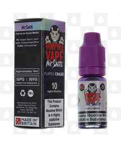 Purple Craze Nic Salt by Vampire Vape E Liquid | 10ml Bottles, Strength & Size: 10mg • 10ml