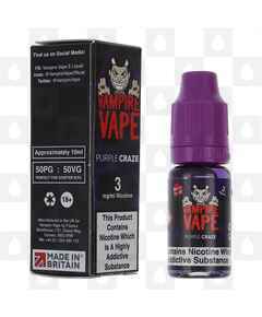 Purple Craze by Vampire Vape E Liquid | 10ml Bottles, Strength & Size: 03mg • 10ml
