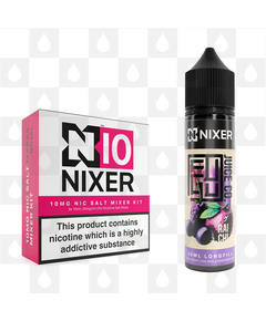 Rai Chi by Fugu x Nixer E Liquid | 60ml Long Fill, Nicotine Type: Nicotine Salt, Strength & Size: 10mg Salt • 60ml • Inc. Shots (50/50)