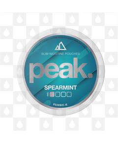 Spearmint by Peak | Nicotine Pouches, Strength & Size: 20 x 04mg Pouches