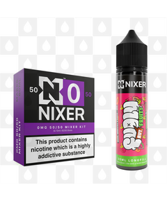 Strawberry, Watermelon & Papaya by Fugly But Fruity x Nixer E Liquid | 60ml Long Fill, Nicotine Type: Nicotine Free, Strength & Size: 00mg • 60ml • Inc VG/PG Shots (50/50)