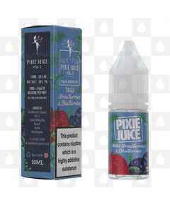 Wild Strawberry & Blueberry by Pixie Juice E Liquid | 10ml Nic Salt, Strength & Size: 10mg • 10ml