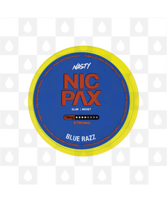 Blue Razz by Nasty Nic Pax | Nicotine Pouches, Strength & Size: 20 x 16mg Pouches