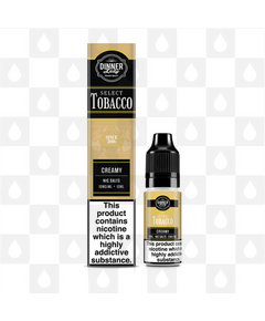 Creamy | Select Tobacco by Dinner Lady | 10ml Nic Salt, Strength & Size: 10mg • 10ml