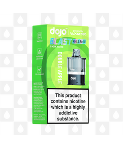 Double Apple | Vaporesso Dojo Blast 6000 Replacement Pods, Strength & Puff Count: 10mg • 6000 Puffs