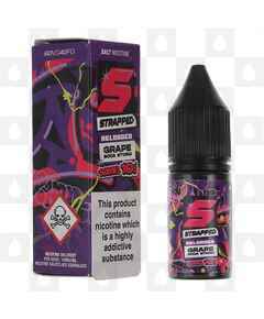 Grape Soda Storm by Strapped Reloaded E Liquid | 10ml Nic Salts, Nicotine Strength: NS 20mg, Size: 10ml (1x10ml)