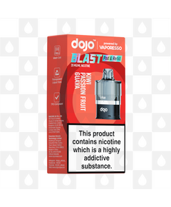 Kiwi Passionfruit Guava | Vaporesso Dojo Blast 6000 Replacement Pods, Strength & Puff Count: 10mg • 6000 Puffs