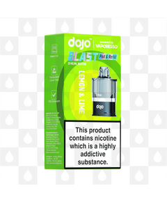 Lemon Lime | Vaporesso Dojo Blast 6000 Replacement Pods, Strength & Puff Count: 10mg • 6000 Puffs
