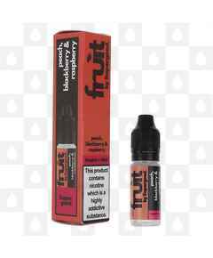 Peach, Blackberry & Raspberry | Fruit by Supergood E Liquid | 10ml Nic Salt, Strength & Size: 05mg • 10ml