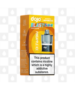 Pineapple Ice | Vaporesso Dojo Blast 6000 Replacement Pods, Strength & Puff Count: 10mg • 6000 Puffs