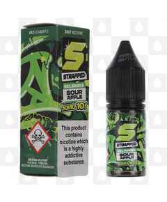 Sour Apple by Strapped Reloaded E Liquid | 10ml Nic Salts, Strength & Size: 10mg • 10ml
