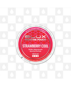 Strawberry Cool by Elux | Nicotine Pouches, Strength & Size: 20 x 10mg Pouches
