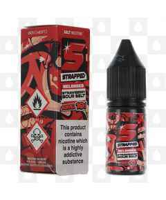 Strawberry Sour Belt by Strapped Reloaded E Liquid | 10ml Nic Salts, Strength & Size: 10mg • 10ml