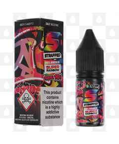 Super Rainbow by Strapped Reloaded E Liquid | 10ml Nic Salts, Strength & Size: 10mg • 10ml