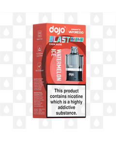 Watermelon Ice | Vaporesso Dojo Blast 6000 Replacement Pods, Strength & Puff Count: 10mg • 6000 Puffs