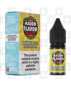 Banana Ice by Major Flavor E Liquid | 10ml Nic Salt, Strength & Size: 10mg • 10ml