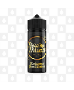 Blackcurrant Jam & Custard by Dripping Desserts E Liquid | 100ml Short Fill, Strength & Size: 0mg • 100ml (120ml Bottle)