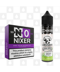 Custard Cannoli by The Lancashire Creamery x Nixer E Liquid | 60ml Long Fill, Nicotine Type: Nicotine Free, Strength & Size: 00mg • 60ml • Inc VG/PG Shots (50/50)