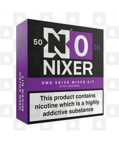Mixer Kit by Nixer E Liquid, Nicotine Type: Nicotine Free, Strength & Size: N0 • 0mg 50/50 Kit