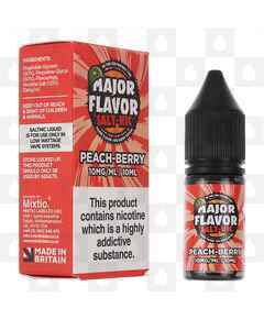 Peach Berry by Major Flavor E Liquid | 10ml Nic Salt, Strength & Size: 10mg • 10ml
