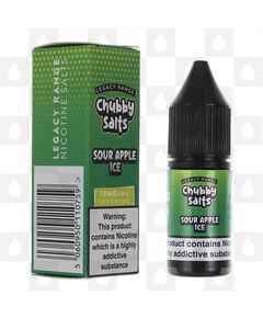 Sour Apple Ice by Chubby Juice E Liquid | 10ml Nic Salt, Strength & Size: 10mg • 10ml