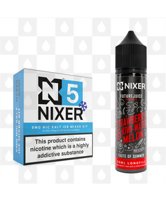 Strawberry Kiwi Watermelon by Future Juice x Nixer E Liquid | 60ml Long Fill, Nicotine Type: Nicotine Salt, Strength & Size: 05mg Ice Salt • 60ml • Inc Shots (50/50)