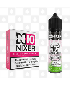 Vanilla Shortbread by The Lancashire Creamery x Nixer E Liquid | 60ml Long Fill, Nicotine Type: Nicotine Salt, Strength & Size: 10mg Salt • 60ml • Inc. Shots (50/50)