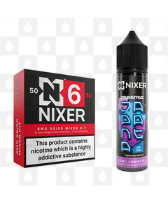 Dark Fruits by Japanta x Nixer E Liquid | 60ml Long Fill, Nicotine Type: Regular Nicotine, Strength & Size: 06mg • 60ml • Inc Shots (50/50)