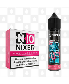 Dr Cherry by Japanta x Nixer E Liquid | 60ml Long Fill, Nicotine Type: Nicotine Salt, Strength & Size: 10mg Salt • 60ml • Inc Shots (50/50)