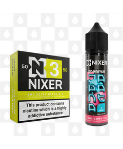 Dr Cherry by Japanta x Nixer E Liquid | 60ml Long Fill, Nicotine Type: Regular Nicotine, Strength & Size: 03mg • 60ml • Inc Shots (50/50)