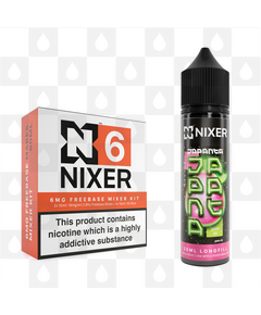 Guava Ice by Japanta x Nixer E Liquid | 60ml Long Fill, Nicotine Type: Regular Nicotine, Strength & Size: 6mg • 60ml • Inc. Shots (70/30)
