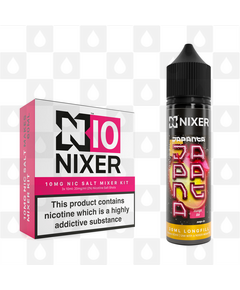 Mango Ice by Japanta x Nixer E Liquid | 60ml Long Fill, Nicotine Type: Nicotine Salt, Strength & Size: 10mg Salt • 60ml • Inc Shots (50/50)