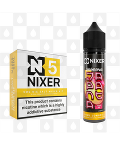 Mango Ice by Japanta x Nixer E Liquid | 60ml Long Fill, Nicotine Type: Nicotine Salt, Strength & Size: 05mg Salt • 60ml • Inc Shots (50/50)