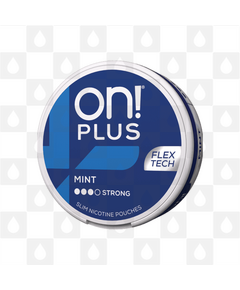 Mint by On! Plus | Nicotine Pouches, Strength & Size: 20 x 09mg Pouches
