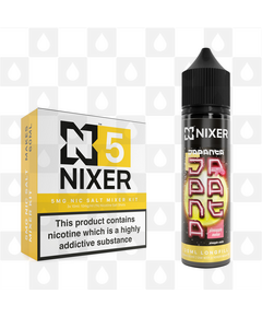 Pineapple Melon by Japanta x Nixer E Liquid | 60ml Long Fill, Nicotine Type: Nicotine Salt, Strength & Size: 05mg Salt • 60ml • Inc Shots (50/50)