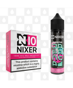 Rai Chi by Japanta x Nixer E Liquid | 60ml Long Fill, Nicotine Type: Nicotine Salt, Strength & Size: 10mg Salt • 60ml • Inc Shots (50/50)