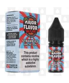 Strawb-Ice by Major Flavor E Liquid | 10ml Nic Salt, Strength & Size: 20mg • 10ml