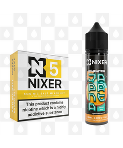 Twisted Fruit by Japanta x Nixer E Liquid | 60ml Long Fill, Nicotine Type: Nicotine Salt, Strength & Size: 05mg Salt • 60ml • Inc Shots (50/50)