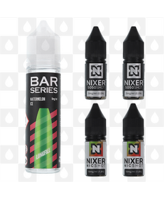 Watermelon Ice by Bar Series E Liquid | 60ml Long Fill, Nicotine Type: Regular Nicotine, Strength & Size: 06mg • 60ml • Inc Shots (50/50)