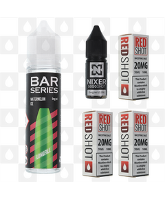 Watermelon Ice by Bar Series E Liquid | 60ml Long Fill, Nicotine Type: Nicotine Salt, Strength & Size: 10mg Salt • 60ml • Inc Shots (50/50)