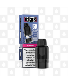 Blueberry | Drifter Bar 6000 Replacement Pods, Strength & Puff Count: 20mg • 6000 Puffs • V2