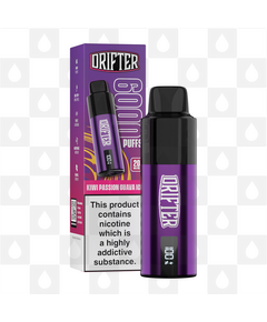 Drifter Bar 6K | Pre-Filled Vape Kit, Battery Type: V2, Strength & Puff Count: 20mg • 6000 Puffs, Flavour: Kiwi Passionfruit Guava Ice