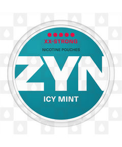 Icy Mint by Zyn | Nicotine Pouches, Strength & Size: 20 x 12.5mg Pouches