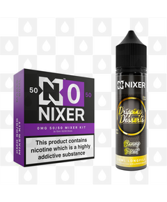 Jammy Biscuit by Dripping Desserts x Nixer E Liquid | 60ml Long Fill, Nicotine Type: Nicotine Free, Strength & Size: 00mg • 60ml • Inc VG/PG Shots (50/50)
